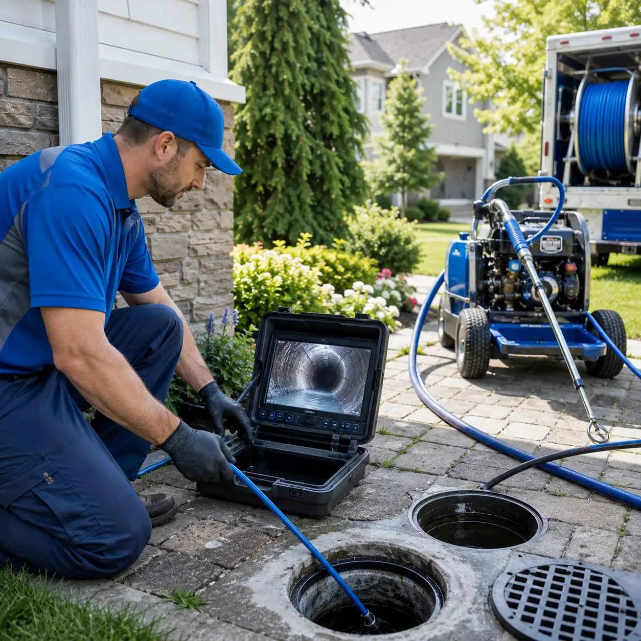 Outdoor drain cleaning professionals serving Alexandria, KY